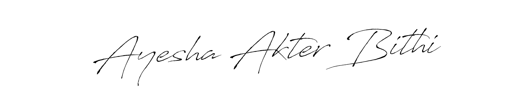 Also You can easily find your signature by using the search form. We will create Ayesha Akter Bithi name handwritten signature images for you free of cost using Antro_Vectra sign style. Ayesha Akter Bithi signature style 6 images and pictures png