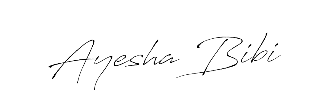 How to make Ayesha Bibi name signature. Use Antro_Vectra style for creating short signs online. This is the latest handwritten sign. Ayesha Bibi signature style 6 images and pictures png