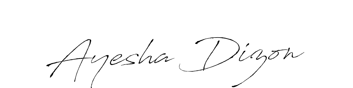 Also You can easily find your signature by using the search form. We will create Ayesha Dizon name handwritten signature images for you free of cost using Antro_Vectra sign style. Ayesha Dizon signature style 6 images and pictures png