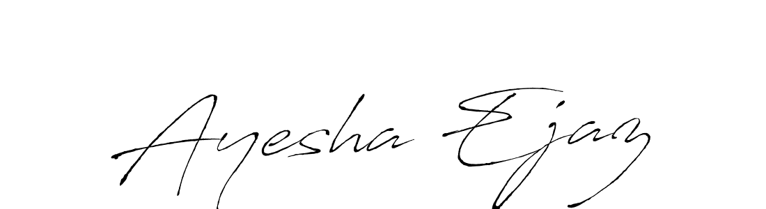 It looks lik you need a new signature style for name Ayesha Ejaz. Design unique handwritten (Antro_Vectra) signature with our free signature maker in just a few clicks. Ayesha Ejaz signature style 6 images and pictures png