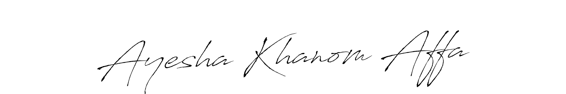 Similarly Antro_Vectra is the best handwritten signature design. Signature creator online .You can use it as an online autograph creator for name Ayesha Khanom Affa. Ayesha Khanom Affa signature style 6 images and pictures png