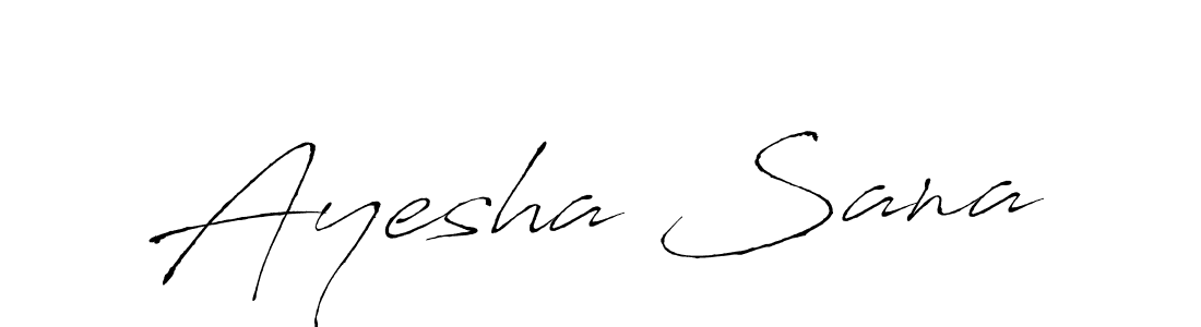 Also we have Ayesha Sana name is the best signature style. Create professional handwritten signature collection using Antro_Vectra autograph style. Ayesha Sana signature style 6 images and pictures png
