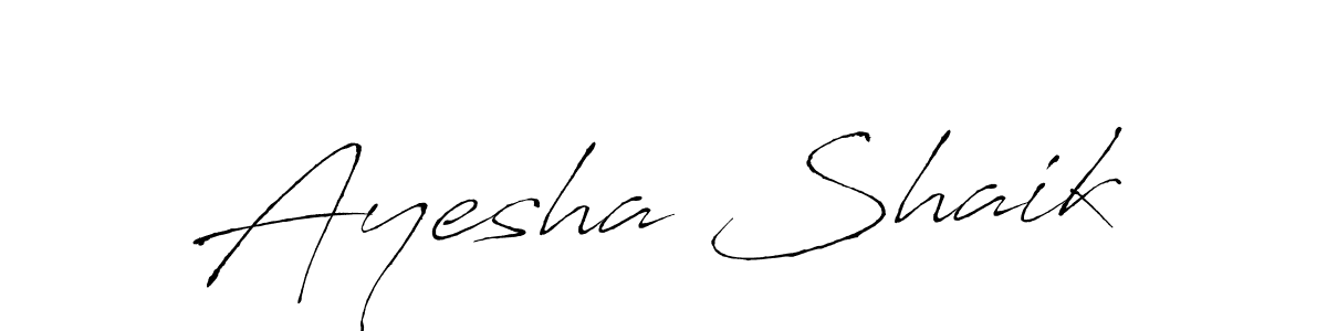 if you are searching for the best signature style for your name Ayesha Shaik. so please give up your signature search. here we have designed multiple signature styles  using Antro_Vectra. Ayesha Shaik signature style 6 images and pictures png