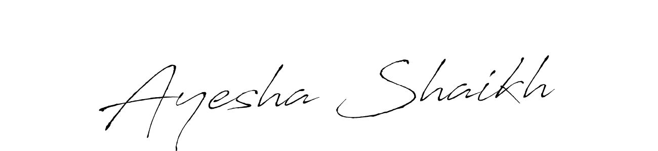 Antro_Vectra is a professional signature style that is perfect for those who want to add a touch of class to their signature. It is also a great choice for those who want to make their signature more unique. Get Ayesha Shaikh name to fancy signature for free. Ayesha Shaikh signature style 6 images and pictures png