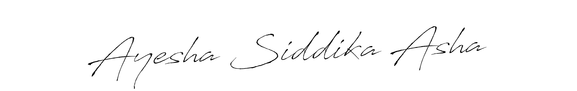 Make a beautiful signature design for name Ayesha Siddika Asha. Use this online signature maker to create a handwritten signature for free. Ayesha Siddika Asha signature style 6 images and pictures png