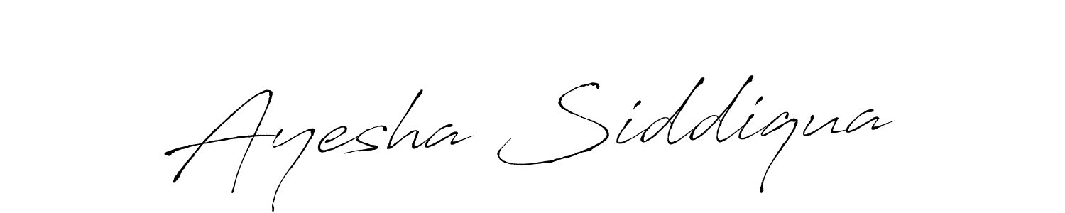 Ayesha Siddiqua stylish signature style. Best Handwritten Sign (Antro_Vectra) for my name. Handwritten Signature Collection Ideas for my name Ayesha Siddiqua. Ayesha Siddiqua signature style 6 images and pictures png