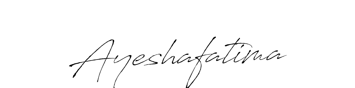 Design your own signature with our free online signature maker. With this signature software, you can create a handwritten (Antro_Vectra) signature for name Ayeshafatima. Ayeshafatima signature style 6 images and pictures png