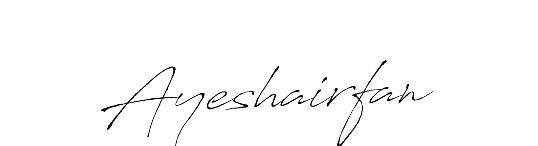 Similarly Antro_Vectra is the best handwritten signature design. Signature creator online .You can use it as an online autograph creator for name Ayeshairfan. Ayeshairfan signature style 6 images and pictures png