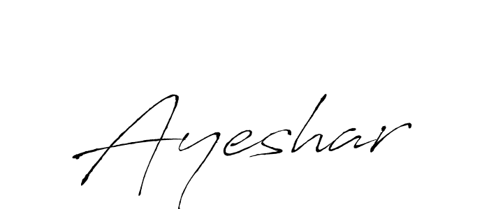 Create a beautiful signature design for name Ayeshar. With this signature (Antro_Vectra) fonts, you can make a handwritten signature for free. Ayeshar signature style 6 images and pictures png