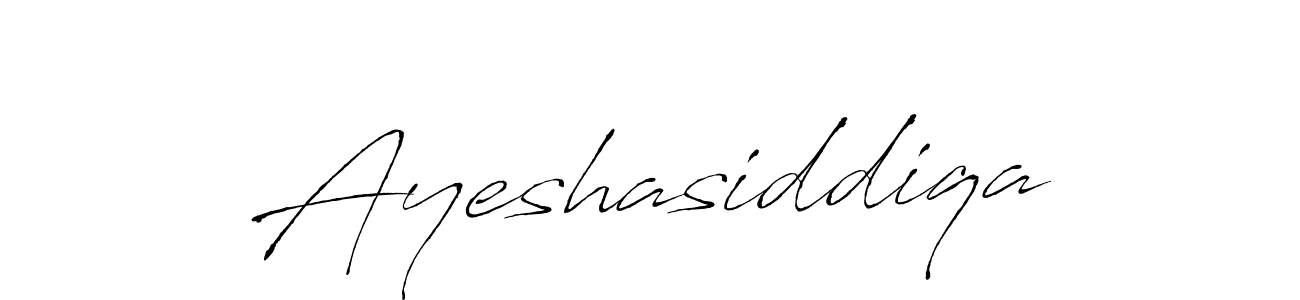 The best way (Antro_Vectra) to make a short signature is to pick only two or three words in your name. The name Ayeshasiddiqa include a total of six letters. For converting this name. Ayeshasiddiqa signature style 6 images and pictures png