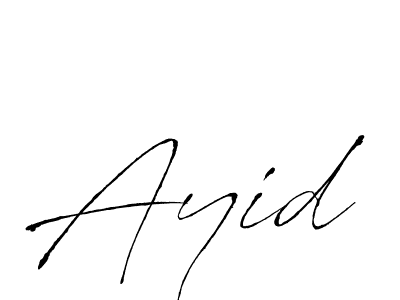 Ayid stylish signature style. Best Handwritten Sign (Antro_Vectra) for my name. Handwritten Signature Collection Ideas for my name Ayid. Ayid signature style 6 images and pictures png