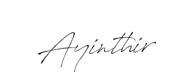 Create a beautiful signature design for name Ayinthir. With this signature (Antro_Vectra) fonts, you can make a handwritten signature for free. Ayinthir signature style 6 images and pictures png