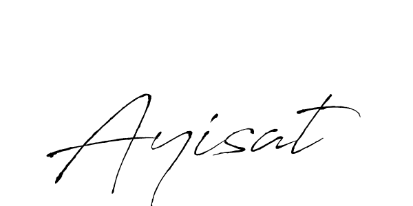 How to make Ayisat name signature. Use Antro_Vectra style for creating short signs online. This is the latest handwritten sign. Ayisat signature style 6 images and pictures png