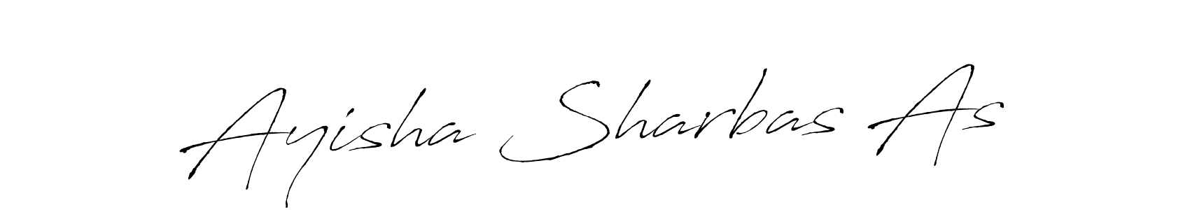 Make a beautiful signature design for name Ayisha Sharbas As. Use this online signature maker to create a handwritten signature for free. Ayisha Sharbas As signature style 6 images and pictures png