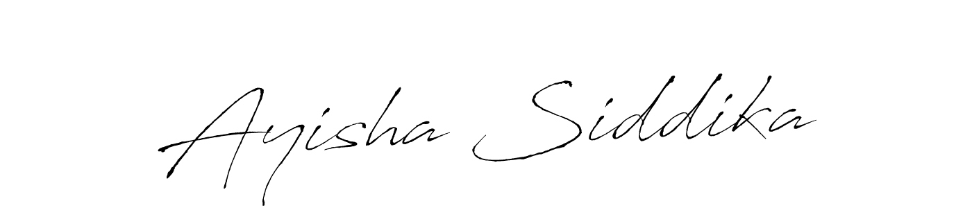 Also You can easily find your signature by using the search form. We will create Ayisha Siddika name handwritten signature images for you free of cost using Antro_Vectra sign style. Ayisha Siddika signature style 6 images and pictures png