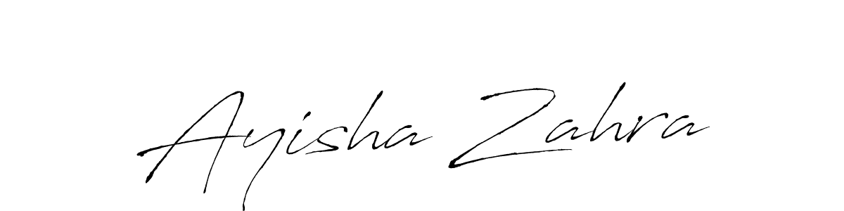 Make a short Ayisha Zahra signature style. Manage your documents anywhere anytime using Antro_Vectra. Create and add eSignatures, submit forms, share and send files easily. Ayisha Zahra signature style 6 images and pictures png