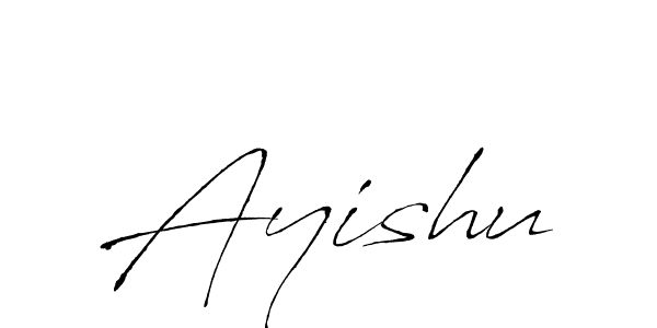 Also we have Ayishu name is the best signature style. Create professional handwritten signature collection using Antro_Vectra autograph style. Ayishu signature style 6 images and pictures png