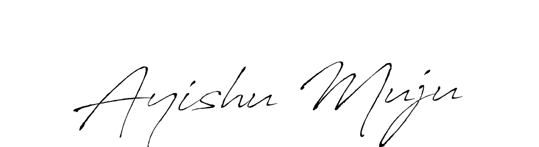 if you are searching for the best signature style for your name Ayishu Muju. so please give up your signature search. here we have designed multiple signature styles  using Antro_Vectra. Ayishu Muju signature style 6 images and pictures png