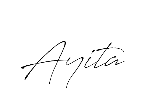 The best way (Antro_Vectra) to make a short signature is to pick only two or three words in your name. The name Ayita include a total of six letters. For converting this name. Ayita signature style 6 images and pictures png