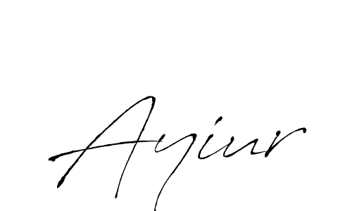 Design your own signature with our free online signature maker. With this signature software, you can create a handwritten (Antro_Vectra) signature for name Ayiur. Ayiur signature style 6 images and pictures png