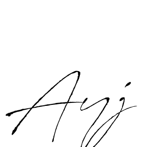 Make a beautiful signature design for name Ayj. Use this online signature maker to create a handwritten signature for free. Ayj signature style 6 images and pictures png