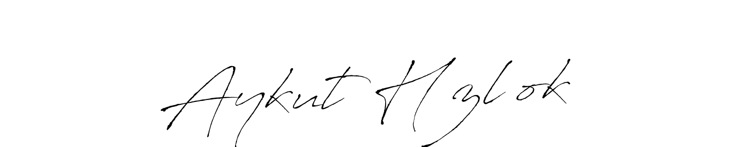 This is the best signature style for the Aykut Hızlıok name. Also you like these signature font (Antro_Vectra). Mix name signature. Aykut Hızlıok signature style 6 images and pictures png