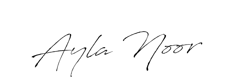 The best way (Antro_Vectra) to make a short signature is to pick only two or three words in your name. The name Ayla Noor include a total of six letters. For converting this name. Ayla Noor signature style 6 images and pictures png