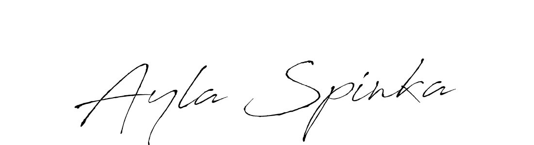 You can use this online signature creator to create a handwritten signature for the name Ayla Spinka. This is the best online autograph maker. Ayla Spinka signature style 6 images and pictures png