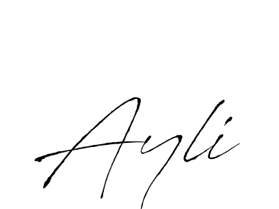 Create a beautiful signature design for name Ayli. With this signature (Antro_Vectra) fonts, you can make a handwritten signature for free. Ayli signature style 6 images and pictures png