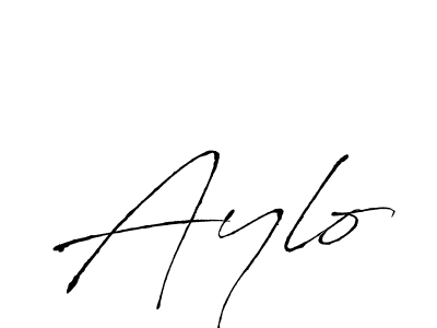 Use a signature maker to create a handwritten signature online. With this signature software, you can design (Antro_Vectra) your own signature for name Aylo. Aylo signature style 6 images and pictures png
