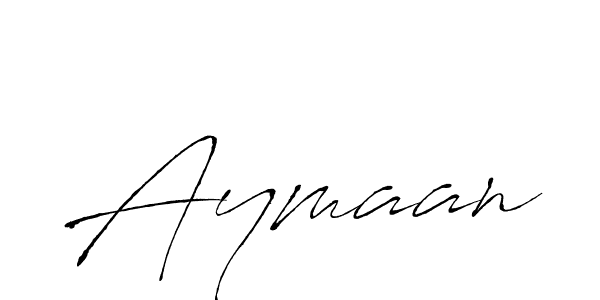 Use a signature maker to create a handwritten signature online. With this signature software, you can design (Antro_Vectra) your own signature for name Aymaan. Aymaan signature style 6 images and pictures png