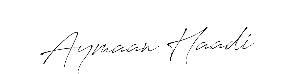 Make a beautiful signature design for name Aymaan Haadi. Use this online signature maker to create a handwritten signature for free. Aymaan Haadi signature style 6 images and pictures png