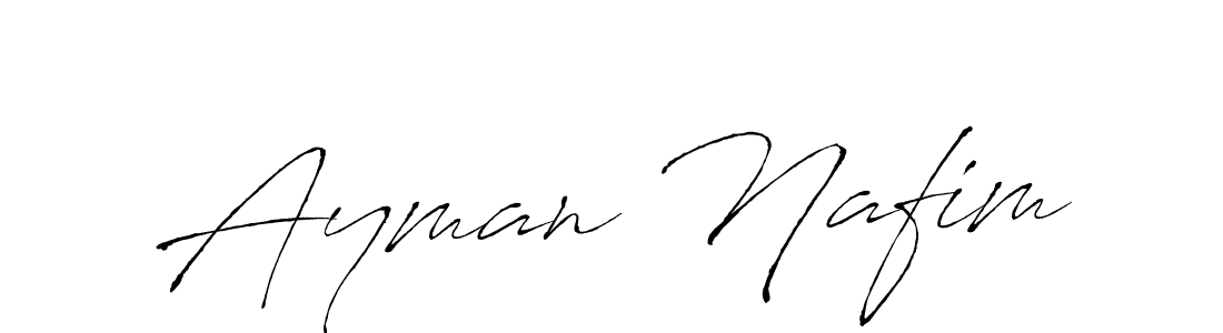 It looks lik you need a new signature style for name Ayman Nafim. Design unique handwritten (Antro_Vectra) signature with our free signature maker in just a few clicks. Ayman Nafim signature style 6 images and pictures png