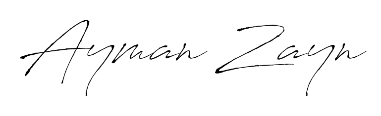 Get an exclusive digital autograph for Ayman Zayn. The Antro_Vectra typeface captures the charm of real penmanship on paper. Ayman Zayn signature style 6 images and pictures png