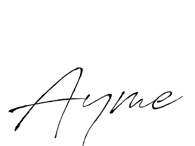 Ayme stylish signature style. Best Handwritten Sign (Antro_Vectra) for my name. Handwritten Signature Collection Ideas for my name Ayme. Ayme signature style 6 images and pictures png