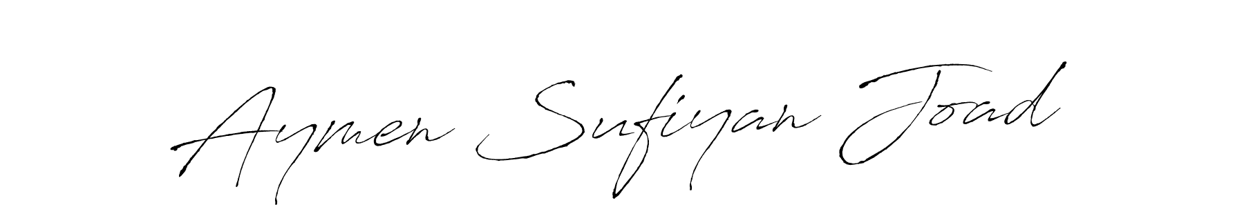 Make a beautiful signature design for name Aymen Sufiyan Joad. Use this online signature maker to create a handwritten signature for free. Aymen Sufiyan Joad signature style 6 images and pictures png