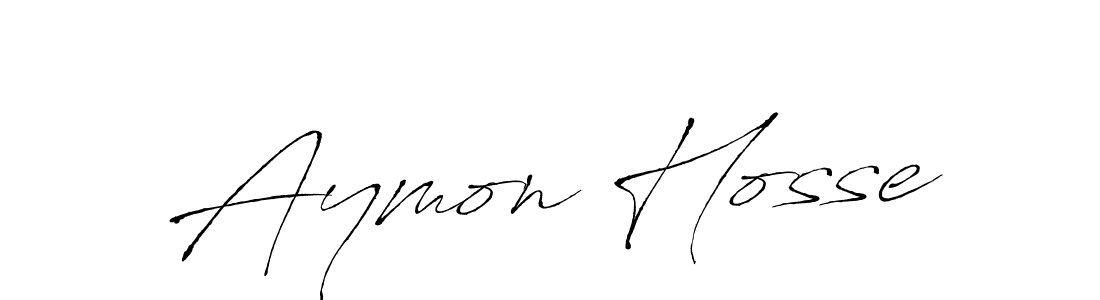 Also we have Aymon Hosse name is the best signature style. Create professional handwritten signature collection using Antro_Vectra autograph style. Aymon Hosse signature style 6 images and pictures png