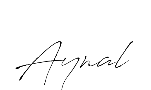 Make a beautiful signature design for name Aynal. With this signature (Antro_Vectra) style, you can create a handwritten signature for free. Aynal signature style 6 images and pictures png