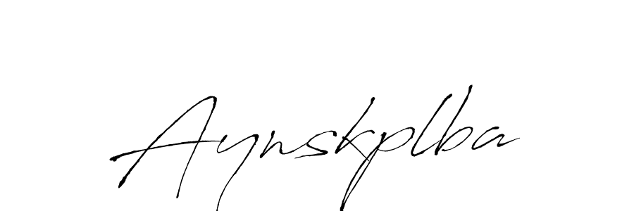Use a signature maker to create a handwritten signature online. With this signature software, you can design (Antro_Vectra) your own signature for name Aynskplba. Aynskplba signature style 6 images and pictures png
