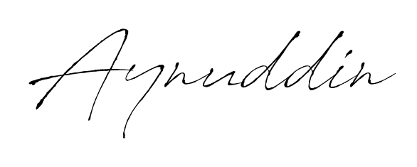 Elevate your brand with a stunning Aynuddin eSignature. The Antro_Vectra style provides a balanced, flowing aesthetic for everyday signing. Aynuddin signature style 6 images and pictures png