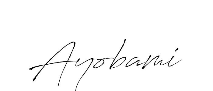 Create a beautiful signature design for name Ayobami. With this signature (Antro_Vectra) fonts, you can make a handwritten signature for free. Ayobami signature style 6 images and pictures png