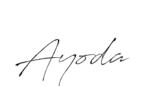 Design your own signature with our free online signature maker. With this signature software, you can create a handwritten (Antro_Vectra) signature for name Ayoda. Ayoda signature style 6 images and pictures png