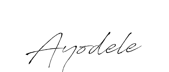 Create a beautiful signature design for name Ayodele. With this signature (Antro_Vectra) fonts, you can make a handwritten signature for free. Ayodele signature style 6 images and pictures png