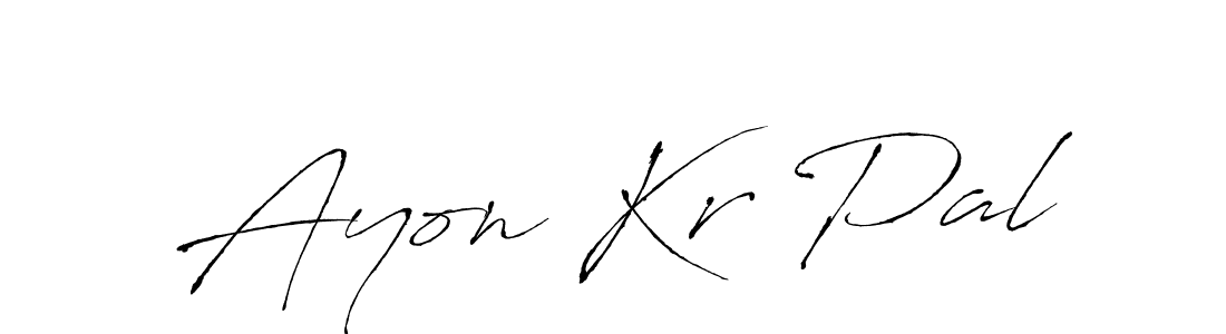 Use a signature maker to create a handwritten signature online. With this signature software, you can design (Antro_Vectra) your own signature for name Ayon Kr Pal. Ayon Kr Pal signature style 6 images and pictures png