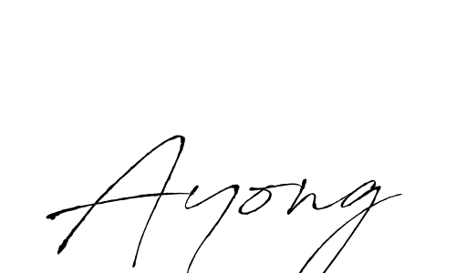 You should practise on your own different ways (Antro_Vectra) to write your name (Ayong) in signature. don't let someone else do it for you. Ayong signature style 6 images and pictures png