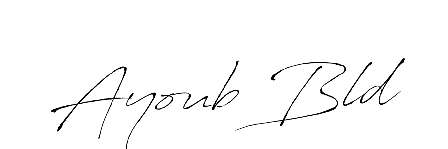 Also You can easily find your signature by using the search form. We will create Ayoub Bld name handwritten signature images for you free of cost using Antro_Vectra sign style. Ayoub Bld signature style 6 images and pictures png