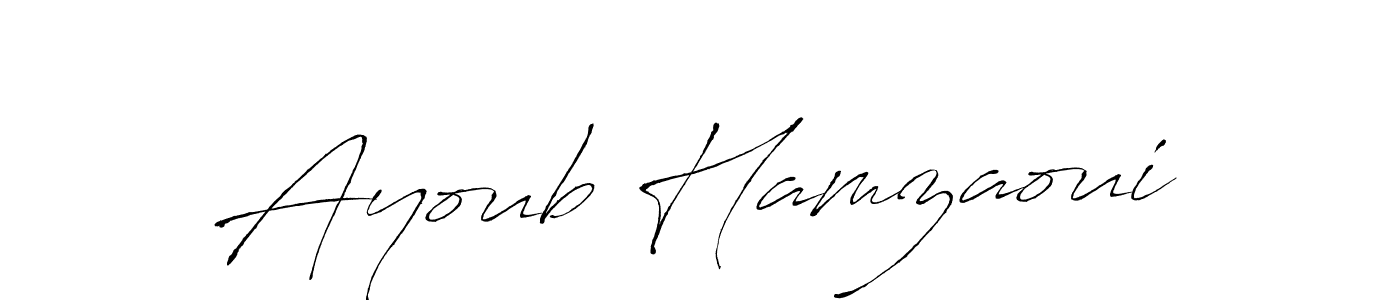 How to make Ayoub Hamzaoui signature? Antro_Vectra is a professional autograph style. Create handwritten signature for Ayoub Hamzaoui name. Ayoub Hamzaoui signature style 6 images and pictures png