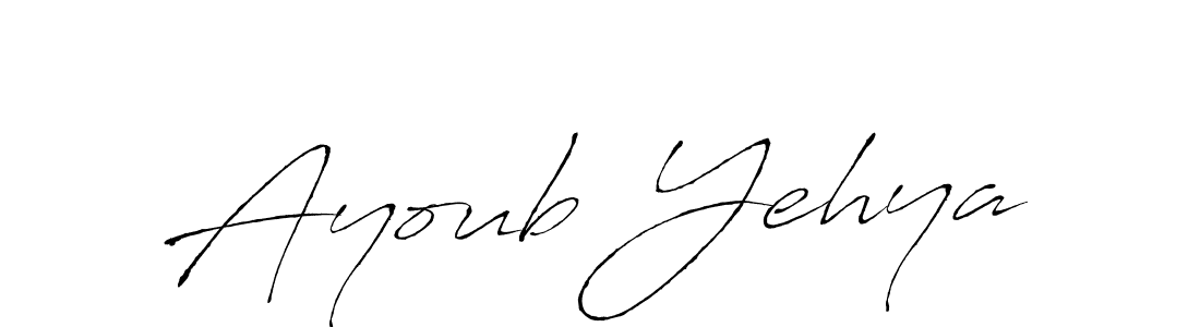 Make a beautiful signature design for name Ayoub Yehya. Use this online signature maker to create a handwritten signature for free. Ayoub Yehya signature style 6 images and pictures png