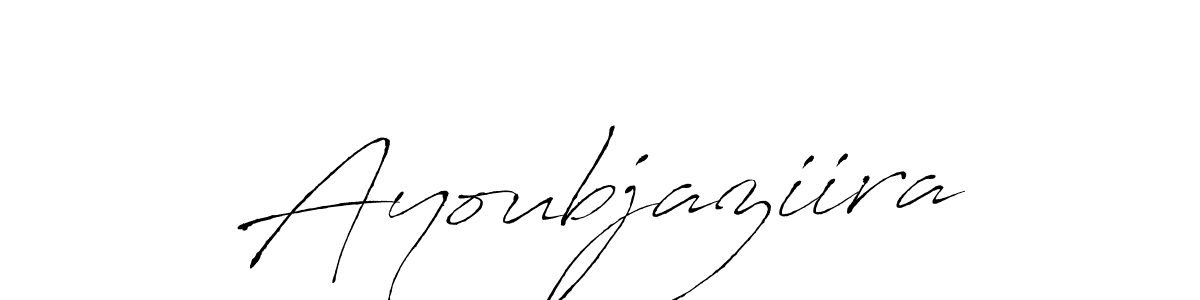 How to make Ayoubjaziira name signature. Use Antro_Vectra style for creating short signs online. This is the latest handwritten sign. Ayoubjaziira signature style 6 images and pictures png