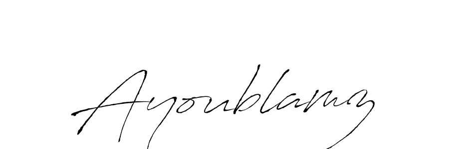 Also You can easily find your signature by using the search form. We will create Ayoublamz name handwritten signature images for you free of cost using Antro_Vectra sign style. Ayoublamz signature style 6 images and pictures png